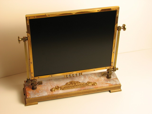 the steampunk monitor
