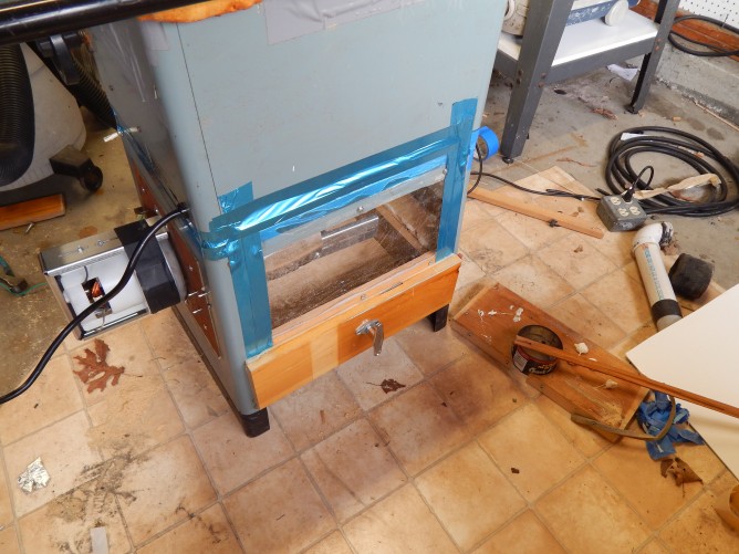 Tablesaw dust collection DIY