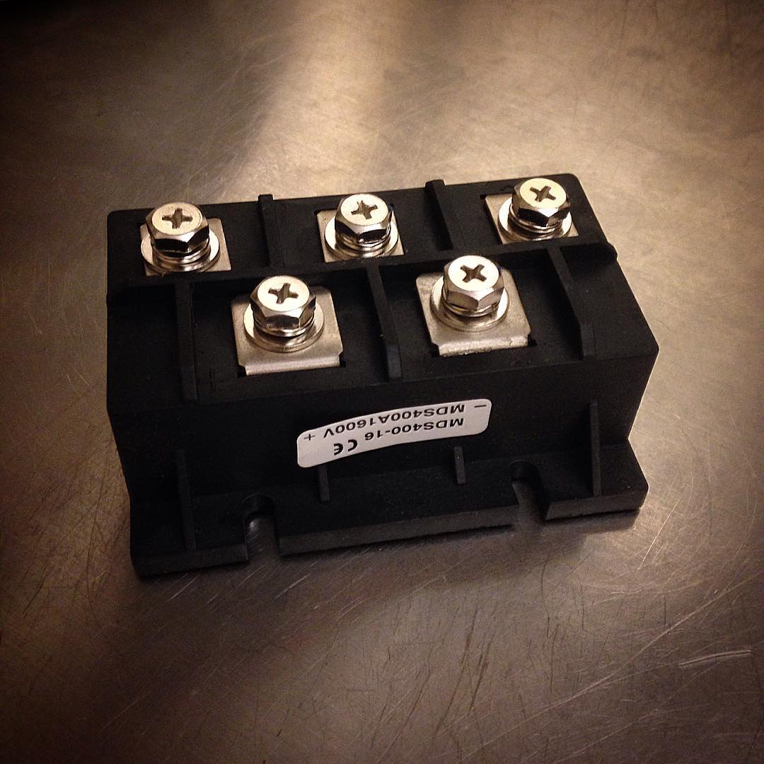 A 400 Amp 1600 Volt 3-Phase rectifier bridge arrived for me in the post today