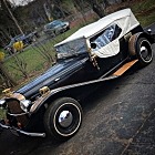 Welp, the company that was going to purchase the Steampunk Roadster to promote their business has let me know that they cannot take delivery after all. So, the roadster is for sale again. Details are here: 
http://steampunkworkshop.com/the-steampunk-roadster/

Asking $6K and looking for a quick and easy sale.