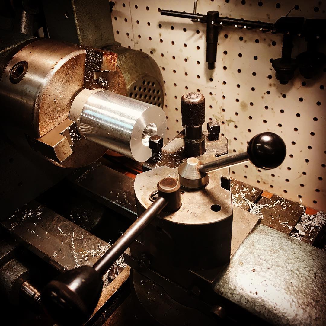 Re-learning the lathe after 15 years without one.