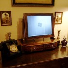 Victorian Marquetry LCD Monitor