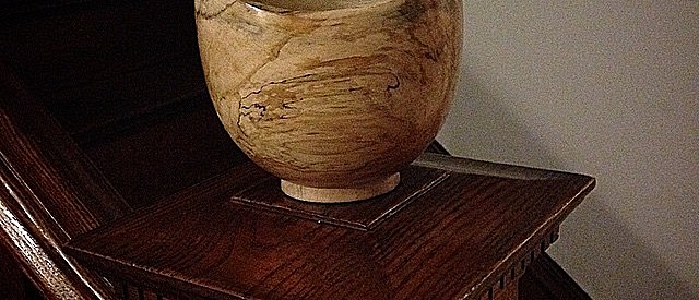 Spalted Maple turned bowl