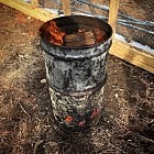 A burn barrel on a winter job site is an absolute delight!