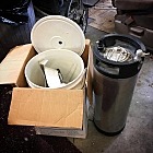 Dump find: complete brew kit with Cornelius keg!
