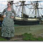 The Time Jumper : A Victorian dress made from a military surplus parachute